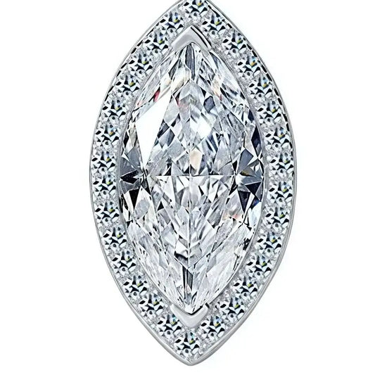 ShanLover Brand MST Top Grade Moissanite Pendant Necklace for Women 925 Sterling Silver Pendants Jewelry Gemstones Necklaces