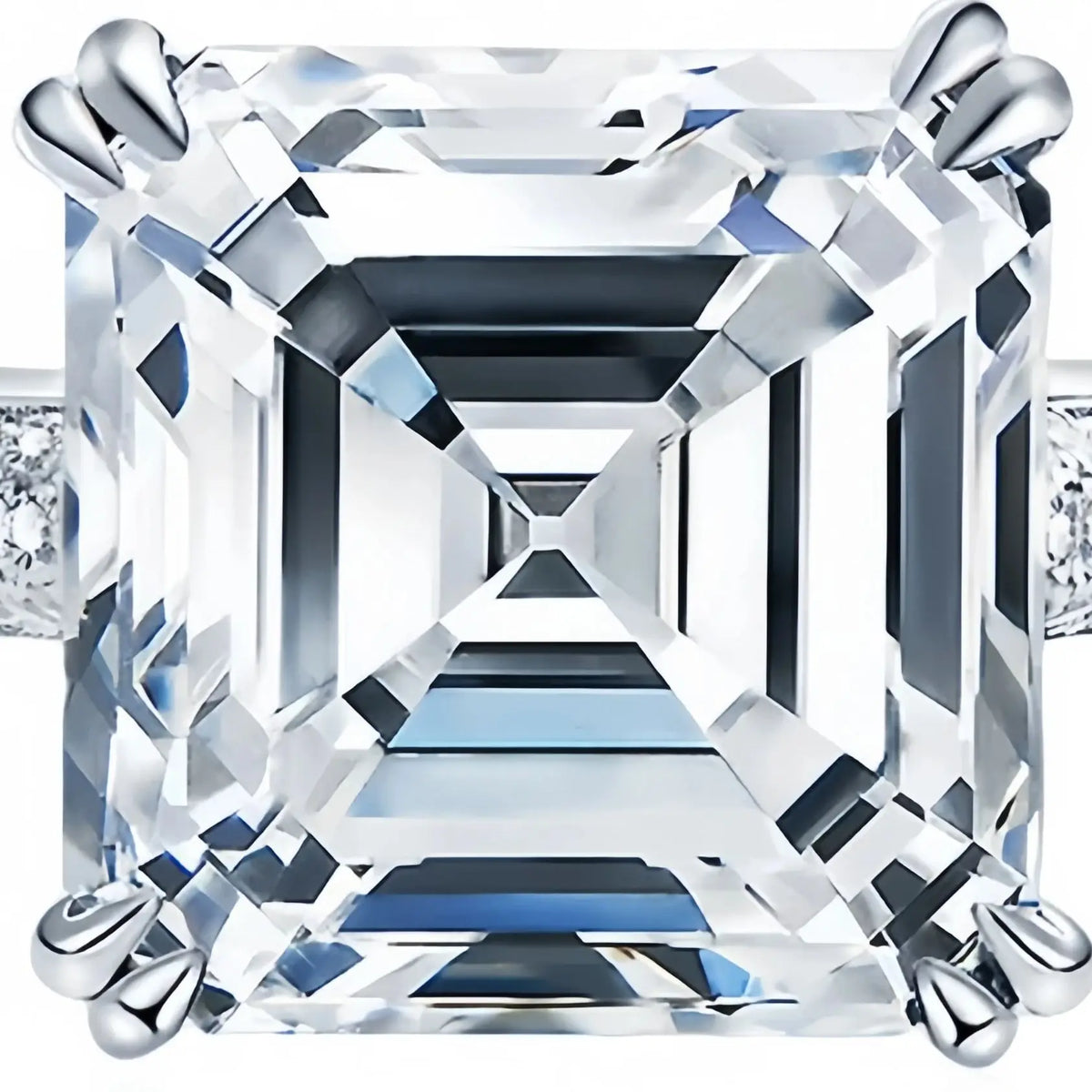 ShanLover Brand CST Top Grade Moissanite Ring 5ct Woman S925 925 Sterling Silver 10*10 Cube Sugar Diamond Wedding Rings Jewelry