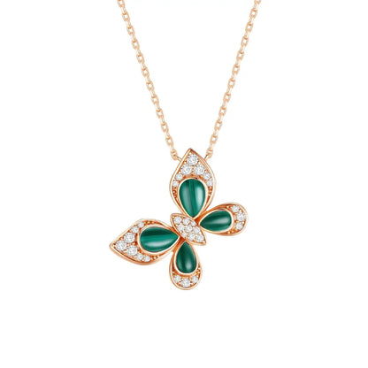ShanLover Brand 925 Sterling Silver Pendants Necklaces Red Agate White Shell And Turquoise Butterfly Necklace Pendants Jewelry