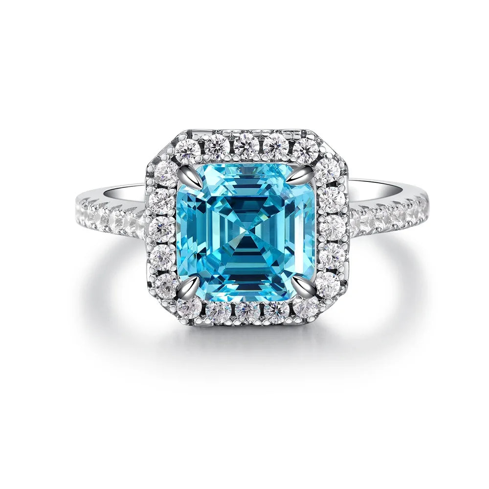 MUSHAN Luxury Jewelry s 925 Sterling Silver Rings For Women CMA Certificate HCD Gemstones Sapphire Ring Bands s925 Fine Jewelry