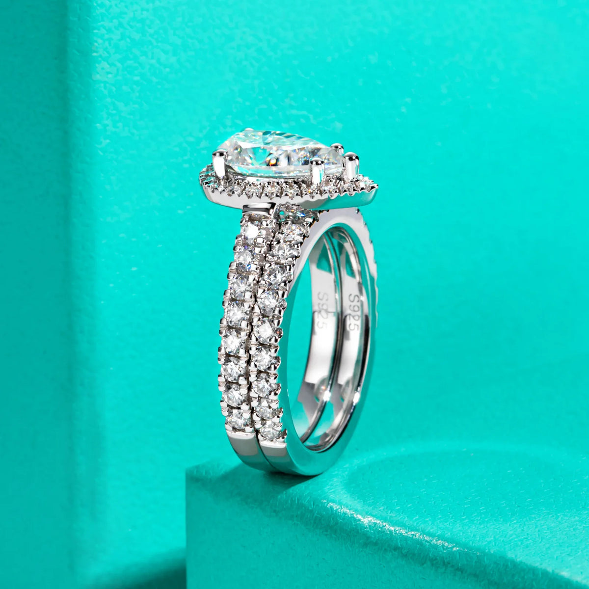 MuShan Designer Jewelry 925 Sterling Silver Ring D Color Moissanite Chic Ring for Friend 18K Real Gold Plated MST Patent Rings