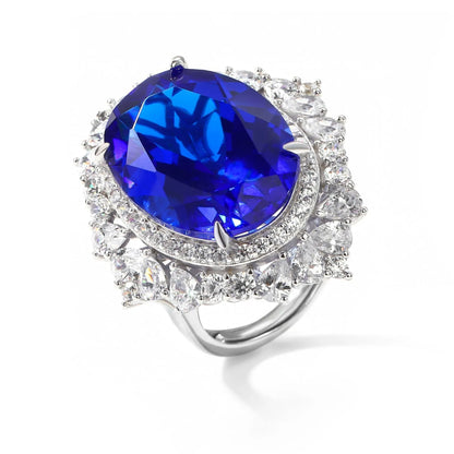 MuShan Jewelry 925 Sterling Silver Ring 5A CZ Gemstones Designer HCD Gemstones Promise Love 925 Sterling Silver Ring Accessories
