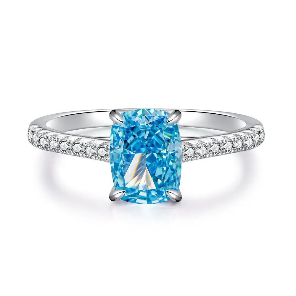 MUSHAN Luxury Jewelry s 925 Sterling Silver Rings For Women CMA Certificate HCD Gemstones Sapphire Ring Bands s925 Fine Jewelry