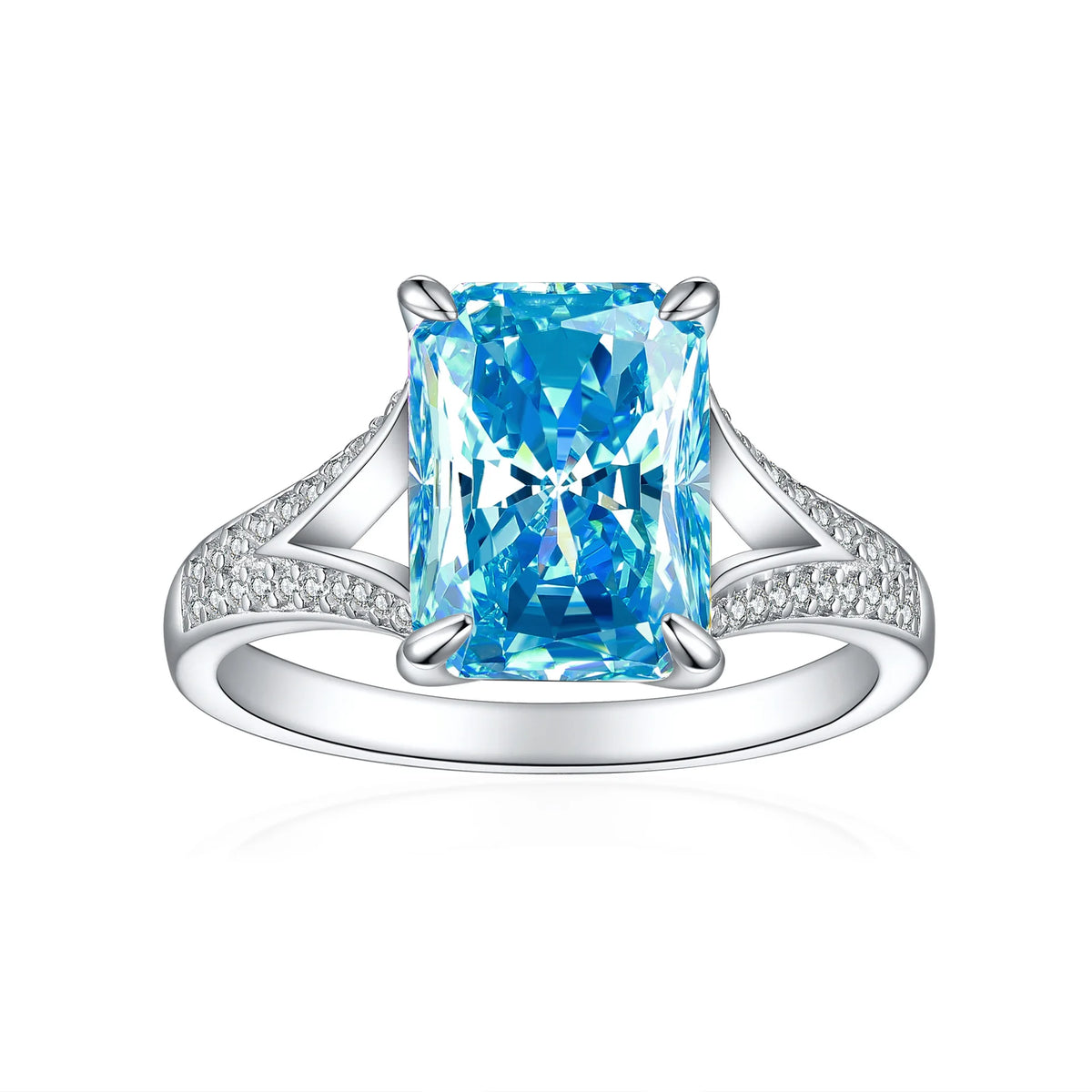 MuShan Jewelry 925 Sterling Silver Ring Wedding Band High Carbon Diamond Anniversary Gift Fine Jewelry Women Rings Fine Jewelry