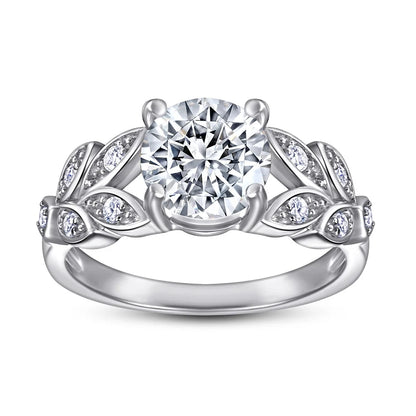 MuShan Brand Jewelry 925 Sterling Silver Ring Zircon 7A Grade Marquise Bridal for Her 18K Real Gold Plated Fine Jewelry Rings