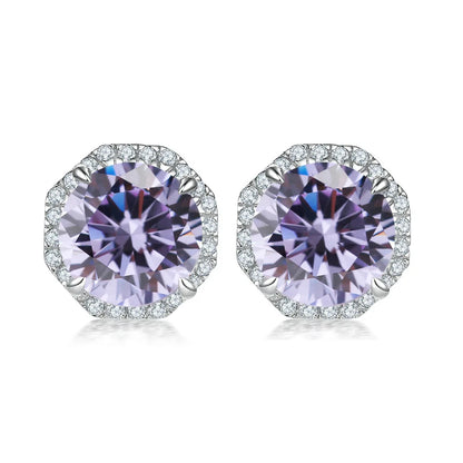 MuShan Jewelry 925 Sterling Silver Stud Earrings Dangle High Carbon Diamond Boho Premium Jewelry Women Earring Fine Jewelry
