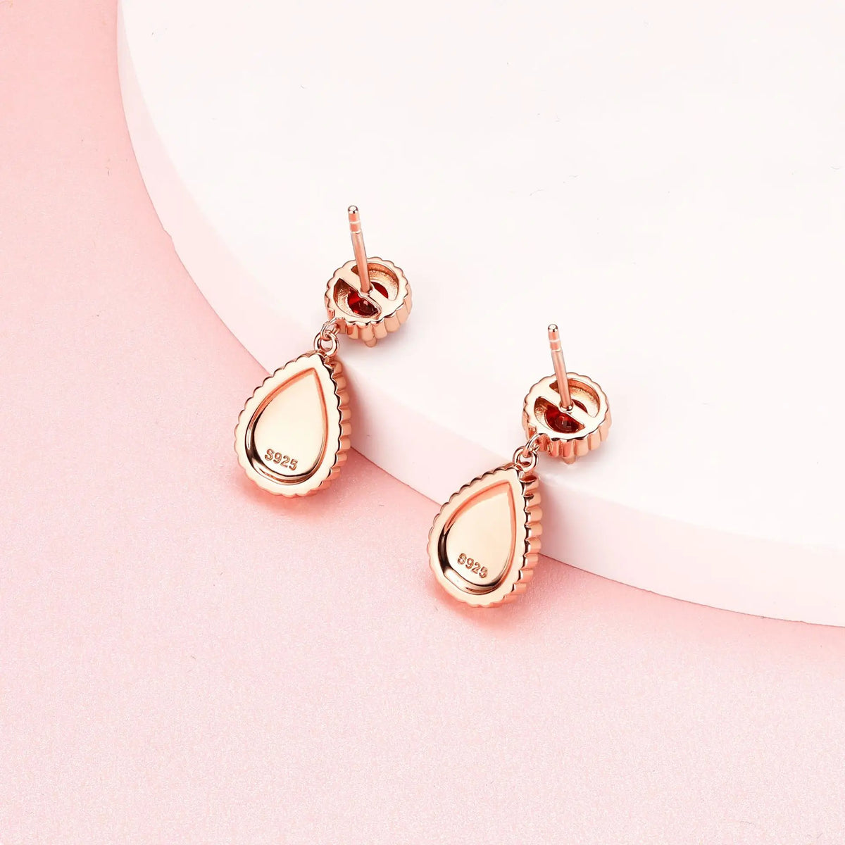 MuShan Jewelry 925 Sterling Silver Stud Earrings Dangle HCD Gemstones Cocktail Party Statement Jewelry Women Earring Fine Jewelr