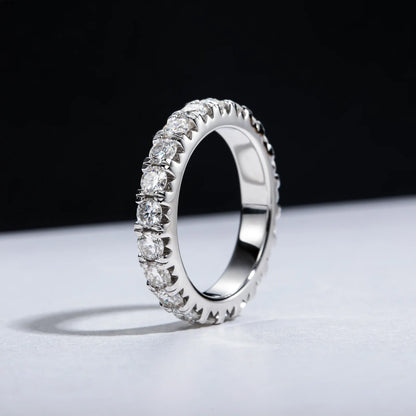 MuShan Designer Jewelry 925 Sterling Silver Ring Moissanite Unique Ring for Spouse 18K Real Gold Plated MST Patent Fine Rings