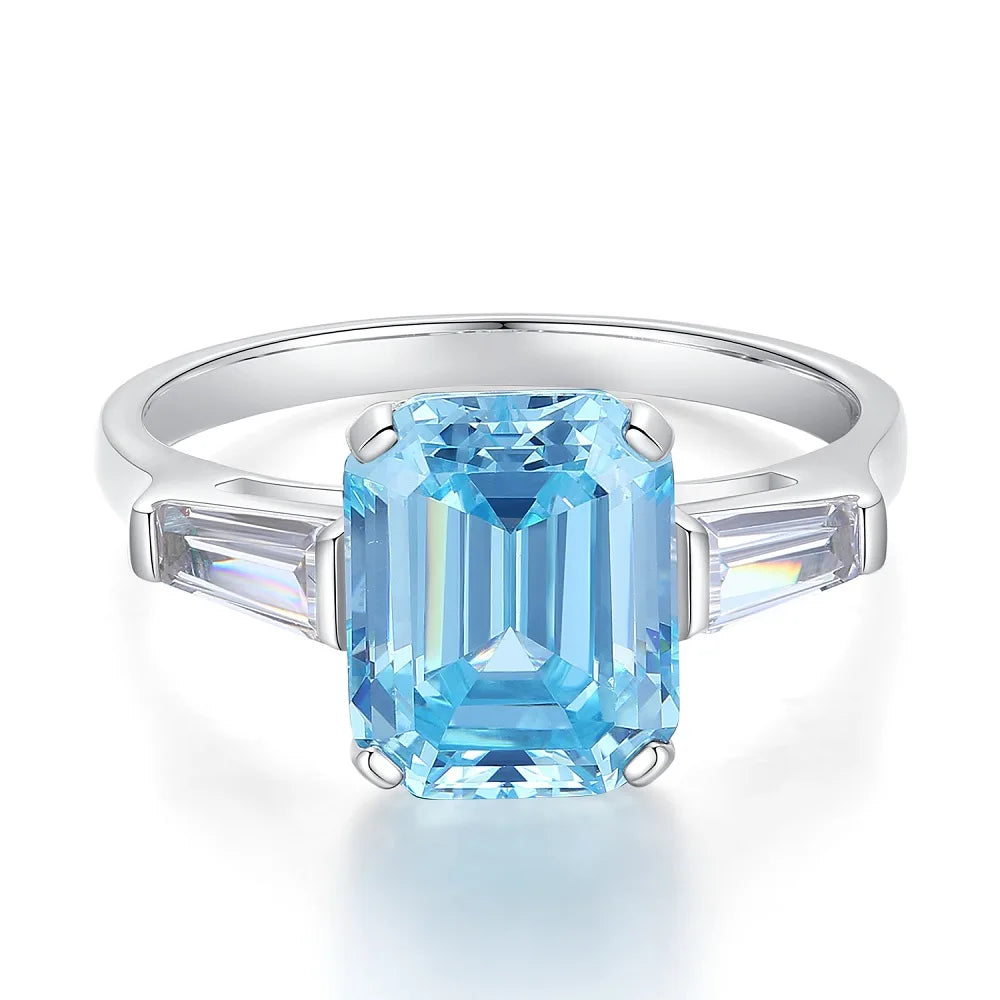 MUSHAN Luxury Jewelry s 925 Sterling Silver Rings For Women CMA Certificate HCD Gemstones Sapphire Ring Bands s925 Fine Jewelry