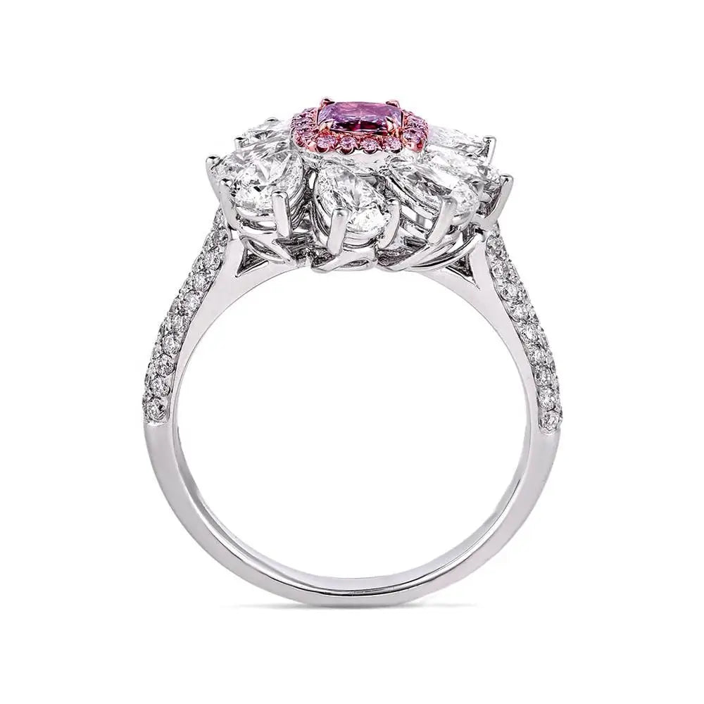 MuShan Jewelry 925 Sterling Silver Vintage Engagement Ring 7A Cubic Zirconia Rings Bands Delicate Anniversary  Women Gift