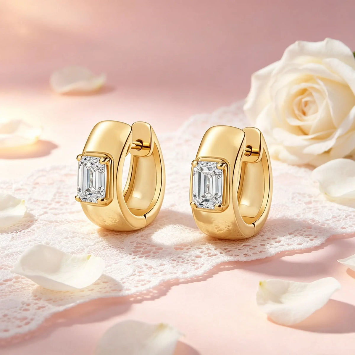 MUSHAN Custom Jewelry 25 Sterling Silver Earring Moissanite D Color VVS Fine Women 925 Sterling Silver Earrings Diamond