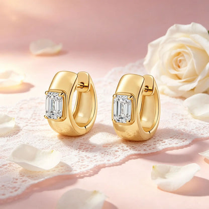 MUSHAN Custom Jewelry 25 Sterling Silver Earring Moissanite D Color VVS Fine Women 925 Sterling Silver Earrings Diamond