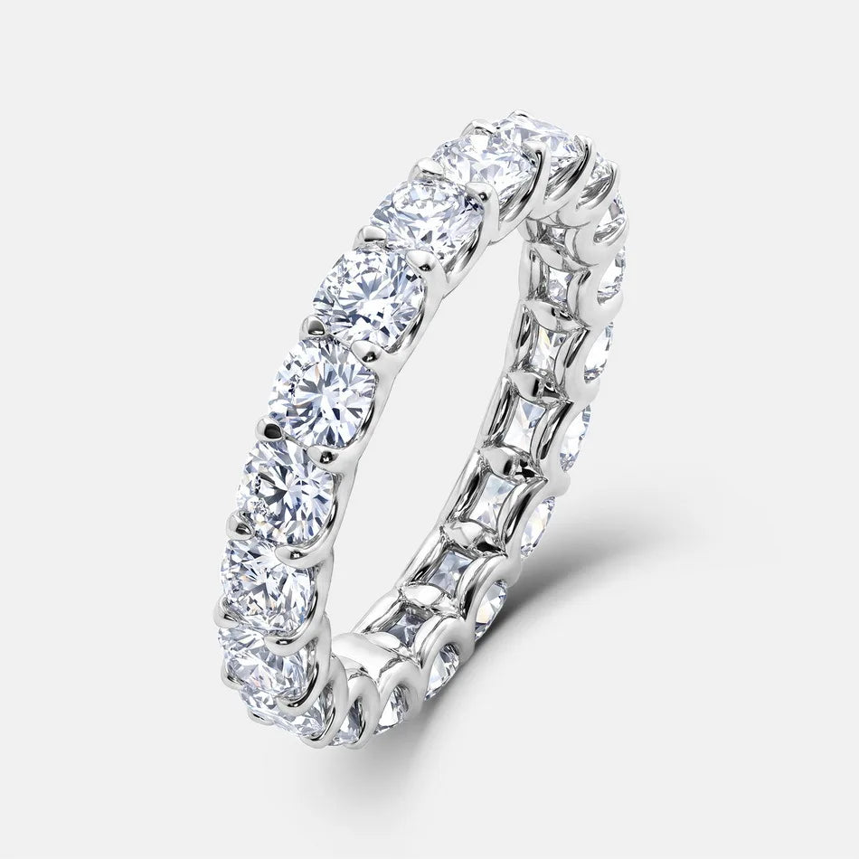 MUSHAN Custom Luxury Diamond Rings Jewelry IGI Certificated for Women 925 Sterling Silver Lab Grown Diamond Ring Band HPHT CVD