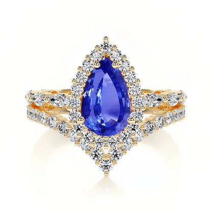 MUSHAN Bespoke Luxury Jewelry 925 Sterling Silver Ring Band Lab Grown Sapphire Ruby Paraiba Ring for Women 18K Gold Plated Rings