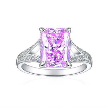 MuShan Jewelry 925 Sterling Silver Ring Wedding Band High Carbon Diamond Anniversary Gift Fine Jewelry Women Rings Fine Jewelry