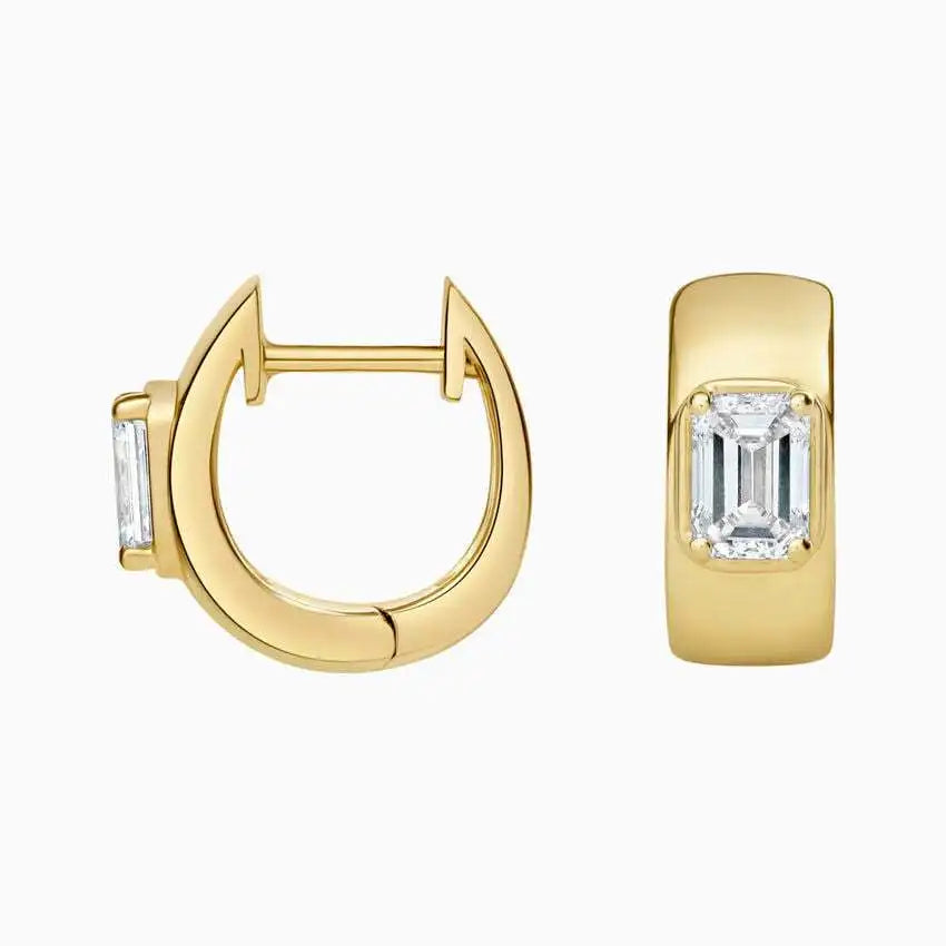 MUSHAN Custom Jewelry 25 Sterling Silver Earring Moissanite D Color VVS Fine Women 925 Sterling Silver Earrings Diamond