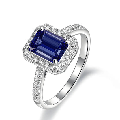 MUSHAN Luxury Jewelry HCD Gemstones Sapphire Ruby Ring For Women 925 Sterling Silver Rings Band s925 Fine Jewelry