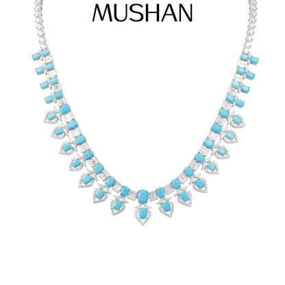 MuShan Jewelry 925 Sterling Silver Necklace Fine HCD Diamond High Carbon Diamond Art 925 Sterling Silver Pendants Accessories