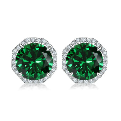 MuShan Jewelry 925 Sterling Silver Stud Earrings Dangle High Carbon Diamond Boho Premium Jewelry Women Earring Fine Jewelry