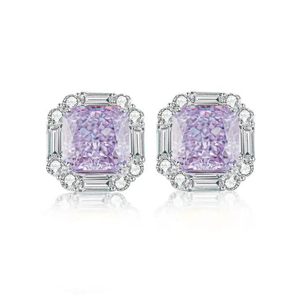 MuShan Brand Jewelry 925 Sterling Silver Earrings Zircon 7A Grade Dangle Casual Ladies 18K Gold Plated Fine Jewelry Earring