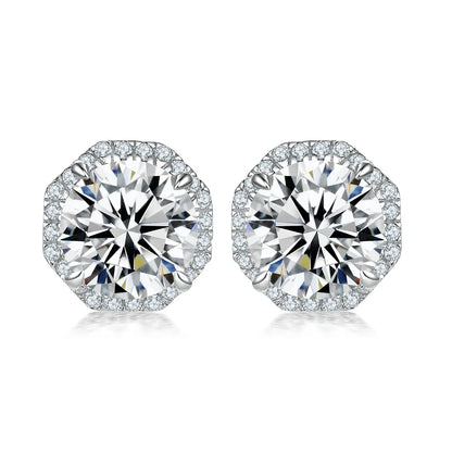 MuShan Jewelry 925 Sterling Silver Stud Earrings Dangle High Carbon Diamond Boho Premium Jewelry Women Earring Fine Jewelry