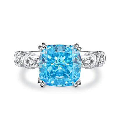 MUSHAN Luxury Jewelry s 925 Sterling Silver Rings For Women CMA Certificate HCD Gemstones Sapphire Ring Bands s925 Fine Jewelry