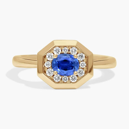 MUSHAN Bespoke Jewelry 925 Sterling Silver Necklace Lab Blue Ruby Heart Party Wear for Women 18K Gold Plated Anniversary