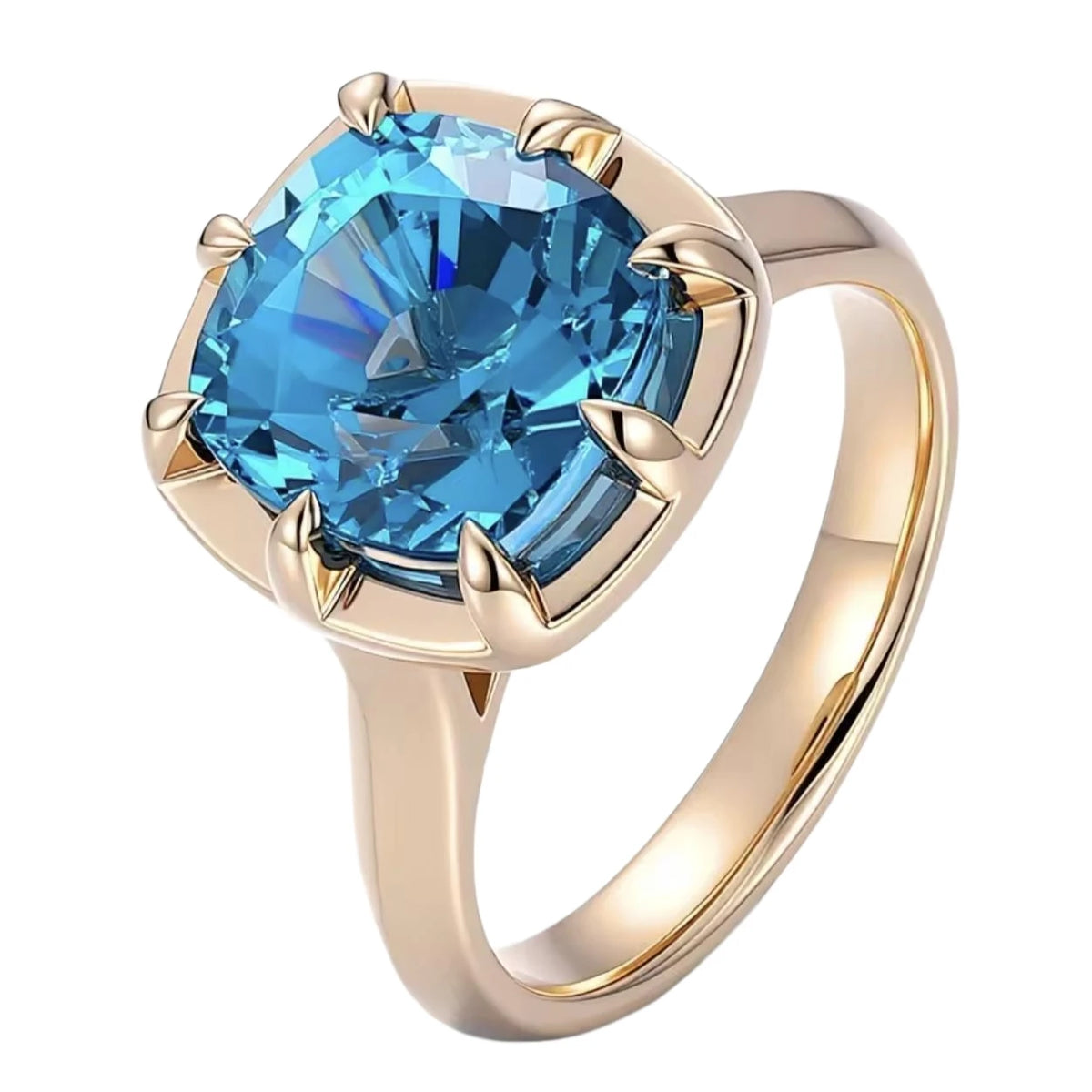 MUSHAN Luxury Custom Lab Grown Paraiba Gemstones Rings Ruby Band For Women Luxury 14K 18K Gold Ring Jewelry GRC Certificated