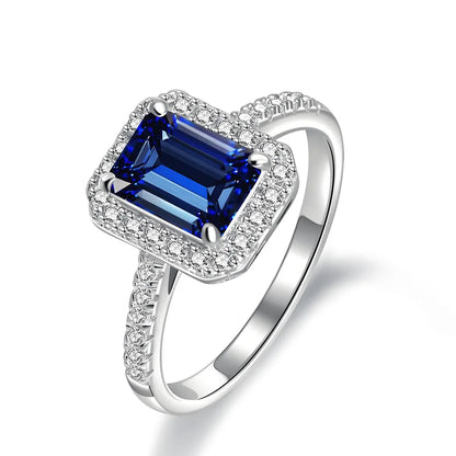 MUSHAN Luxury Jewelry HCD Gemstones Sapphire Ruby Ring For Women 925 Sterling Silver Rings Band s925 Fine Jewelry