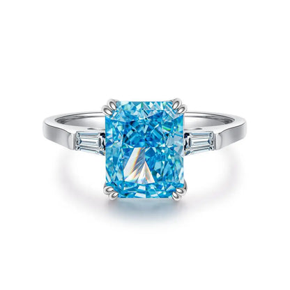 MUSHAN Luxury Jewelry s 925 Sterling Silver Rings For Women CMA Certificate HCD Gemstones Sapphire Ring Bands s925 Fine Jewelry