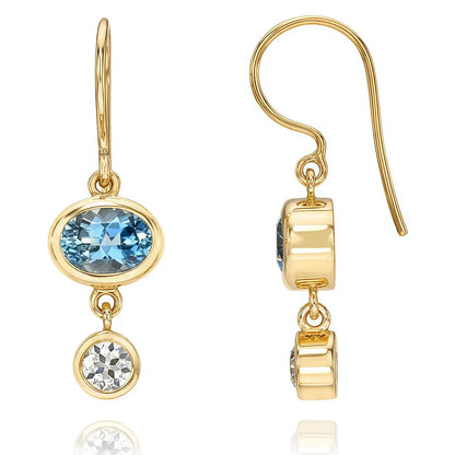 MUSHAN Bespoke Luxury Jewelry Lab Grown Emerald Stud Drop Earrings 925 Sterling Silver Pendant Earrings Luxury Gemstones Jewelry