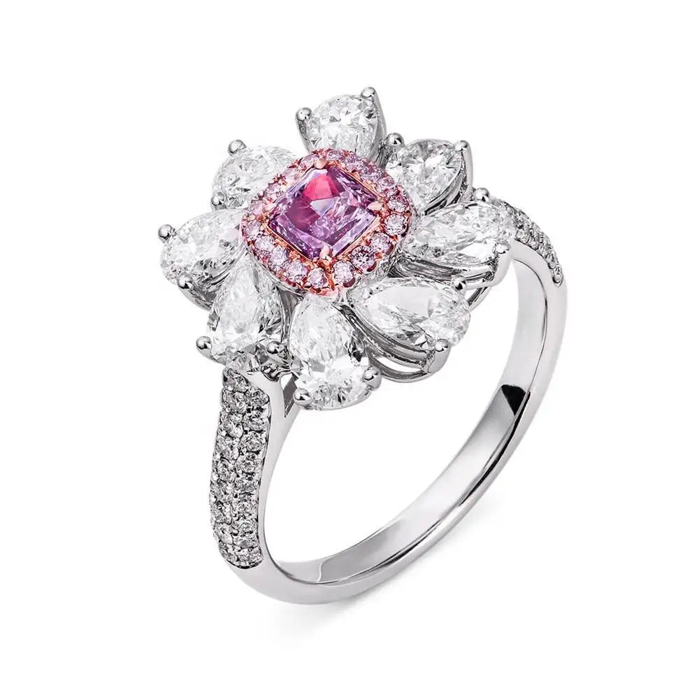 MuShan Jewelry 925 Sterling Silver Vintage Engagement Ring 7A Cubic Zirconia Rings Bands Delicate Anniversary  Women Gift