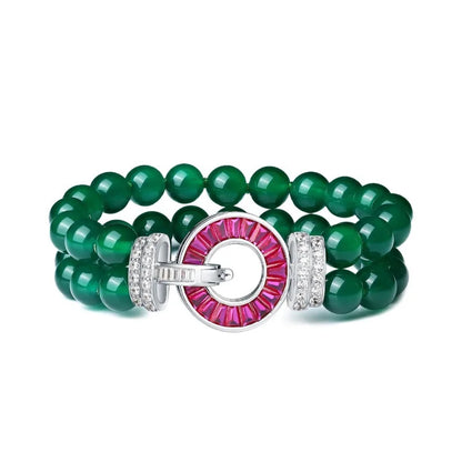 MuShan Jewelry 925 Sterling Silver Bangle 5A CZ Gemstones Luxury HCD Diamond Graceful 925 Sterling Silver Bracelet Accessories