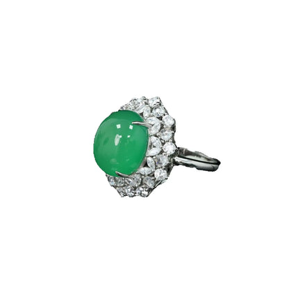 MuShan Jewelry 925 Sterling Silver Ring 5A CZ Gemstones HCD Gemstones Designer Bridal 925 Sterling Silver Ring Accessories