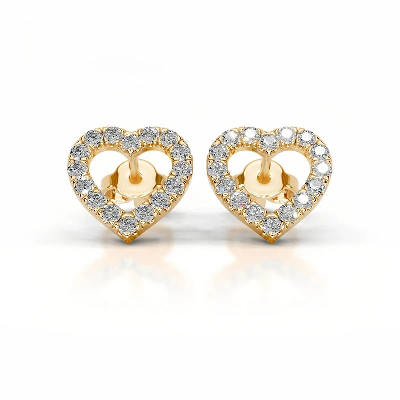 MUSHAN Bespoke Luxury Jewelry 925 Sterling Silver Stud Earrings D Color VVS1 Moissanite Diamond Earrings for Women MST Patent