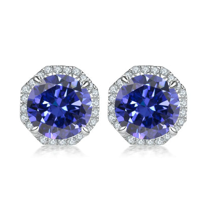 MuShan Jewelry 925 Sterling Silver Stud Earrings Dangle High Carbon Diamond Boho Premium Jewelry Women Earring Fine Jewelry
