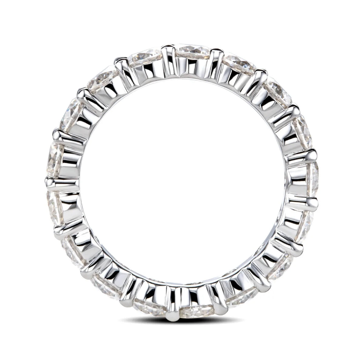 MUHAN Luxury Jewelry  925 terling ilver Ring Wedding Band  Women GRA Certificated Moissanite Diamond Rings D Color Fine Jewelry