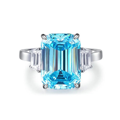 MUSHAN Luxury Jewelry s 925 Sterling Silver Rings For Women CMA Certificate HCD Gemstones Sapphire Ring Bands s925 Fine Jewelry