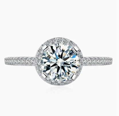 MUSHAN Jewelry 925 Sterling Silver Rings For Women Moissanite Diamond Wedding Ring Bands With GRA Certificate Fine Jewelry