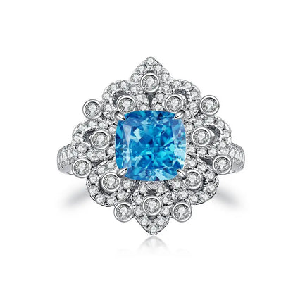 MUSHAN Luxury Jewelry s 925 Sterling Silver Rings For Women CMA Certificate HCD Gemstones Sapphire Ring Bands s925 Fine Jewelry