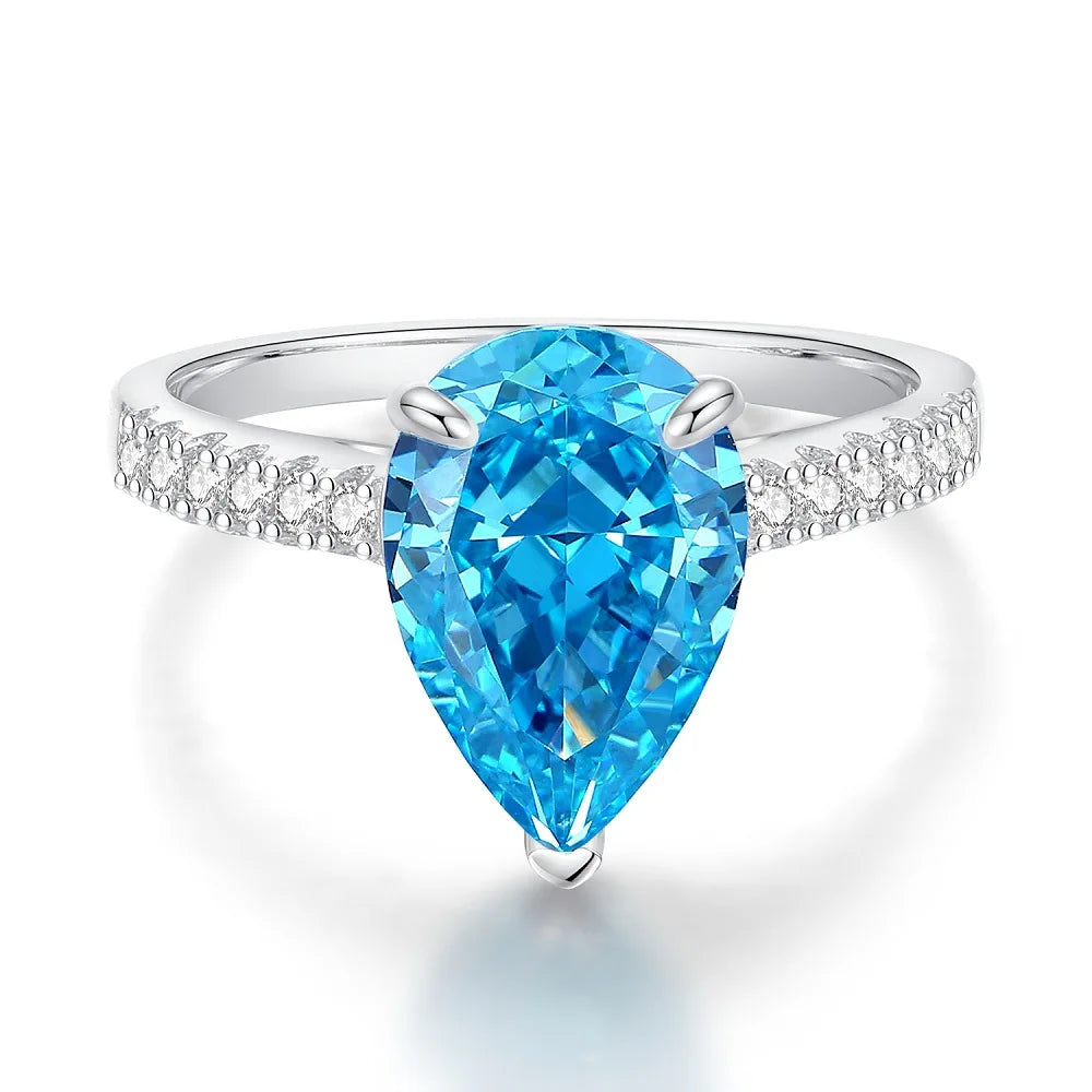 MUSHAN Luxury Jewelry s 925 Sterling Silver Rings For Women CMA Certificate HCD Gemstones Sapphire Ring Bands s925 Fine Jewelry