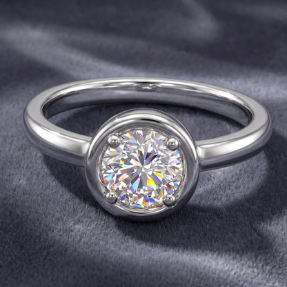 MUSHAN Custom Luxury Diamond Rings Jewelry IGI Certificated for Women 925 Sterling Silver Lab Grown Diamond Ring Band HPHT CVD