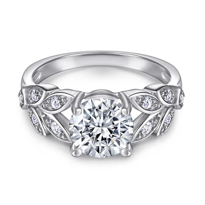 MuShan Brand Jewelry 925 Sterling Silver Ring Zircon 7A Grade Marquise Bridal for Her 18K Real Gold Plated Fine Jewelry Rings