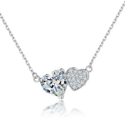 MuShan Brand Jewelry 925 Sterling Silver Necklace Zircon 7A Modern Evening for Ladies Real Gold Plated Premium Jewelry Penda