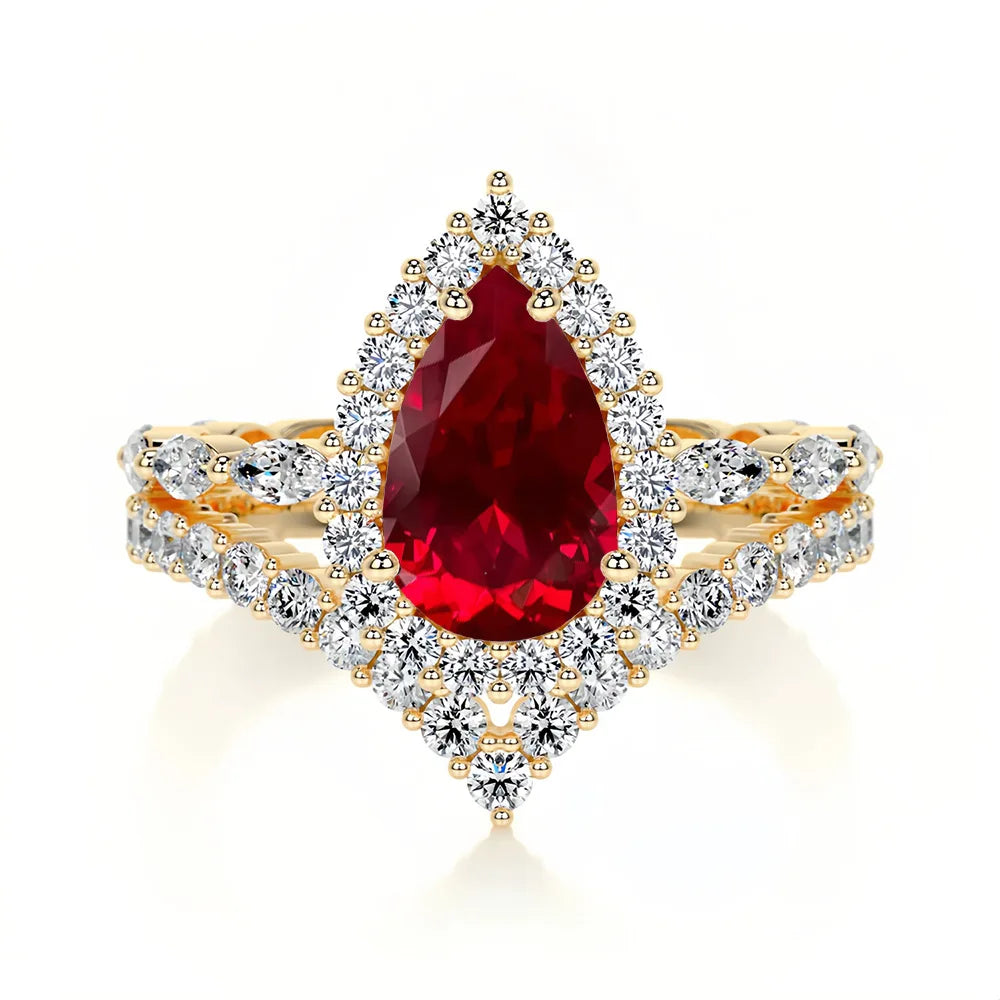 MUSHAN Bespoke Luxury Jewelry 925 Sterling Silver Ring Band Lab Grown Sapphire Ruby Paraiba Ring for Women 18K Gold Plated Rings