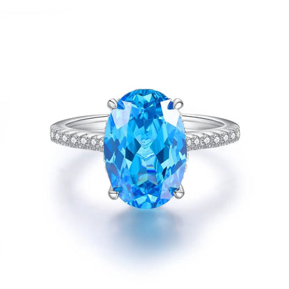 MUSHAN Luxury Jewelry s 925 Sterling Silver Rings For Women CMA Certificate HCD Gemstones Sapphire Ring Bands s925 Fine Jewelry