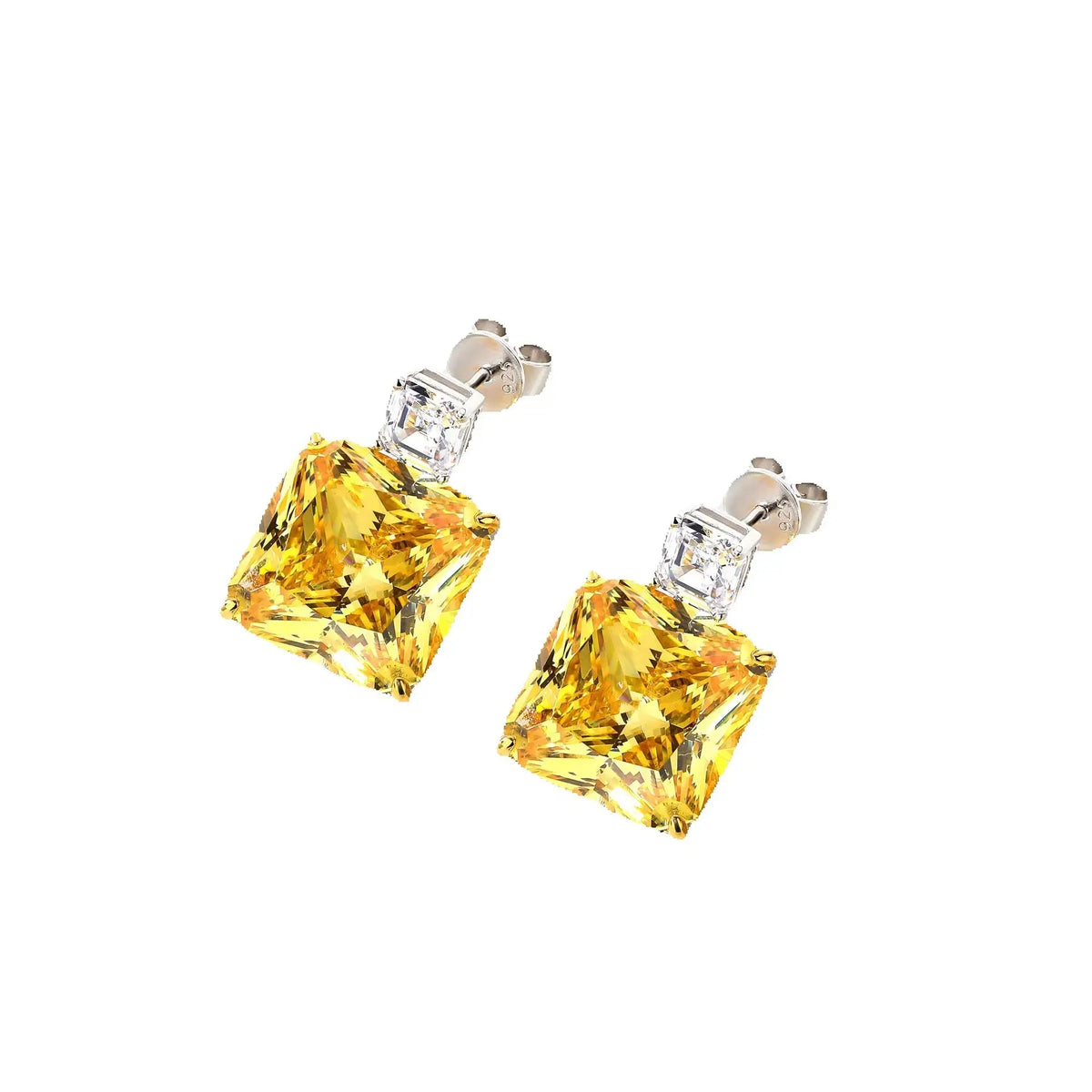 MuShan Jewelry 925 Sterling Silver Earring Fine 5A CZ Gemstones High Carbon Gemstones 925 Sterling Silver Earring Accessories