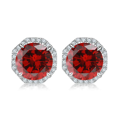 MuShan Jewelry 925 Sterling Silver Stud Earrings Dangle High Carbon Diamond Boho Premium Jewelry Women Earring Fine Jewelry