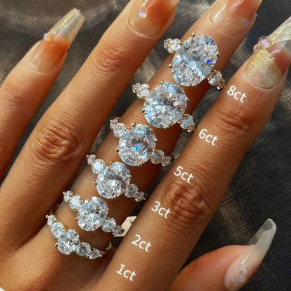 MuShan Designer Jewelry 925 Sterling Silver Ring Moissanite Diamond Artisan Ring for Bride 18K Gold Plated MST Patent Rings