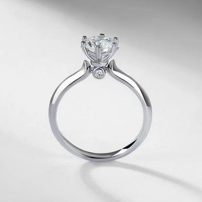 MUSHAN Custom Luxury Diamond Rings Jewelry IGI Certificated for Women 925 Sterling Silver Lab Grown Diamond Ring Band HPHT CVD